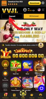 VVJL Casino Deposit 1