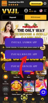 VVJL Casino Download iOS App 2